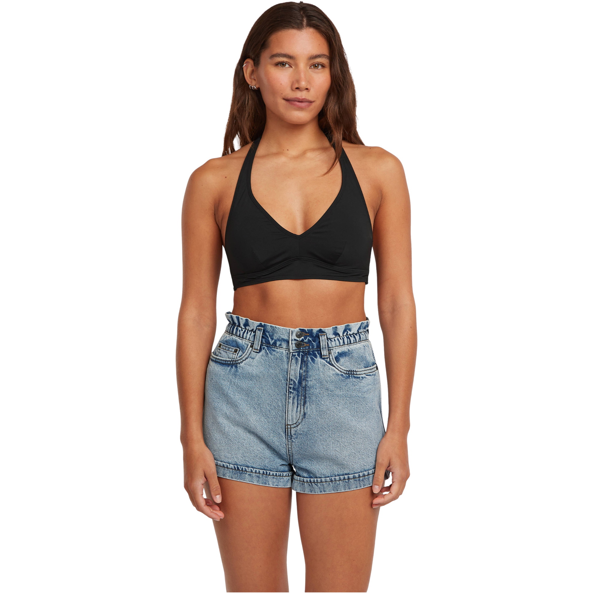 2026 O'Neill Womens Tasia Denim Shorts 1700083 - Denim Blue